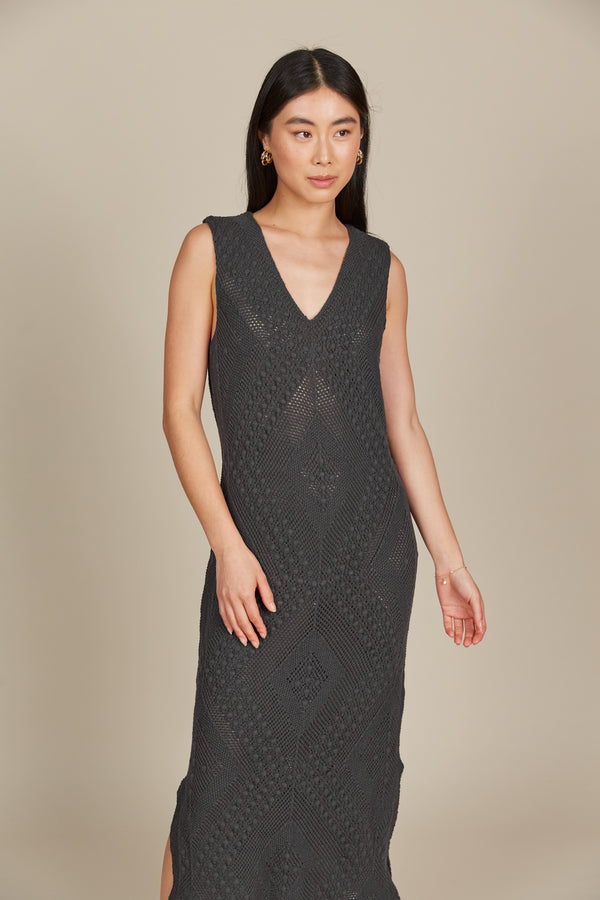 ISLE Sylvie Dress GRAPHITE