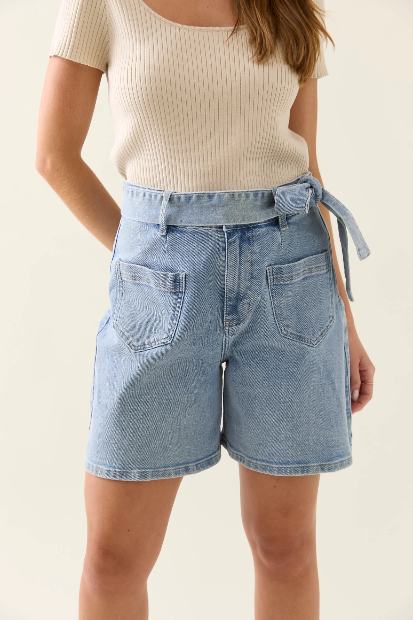 ISLE OF MINE Margot Denim Short STELLAR