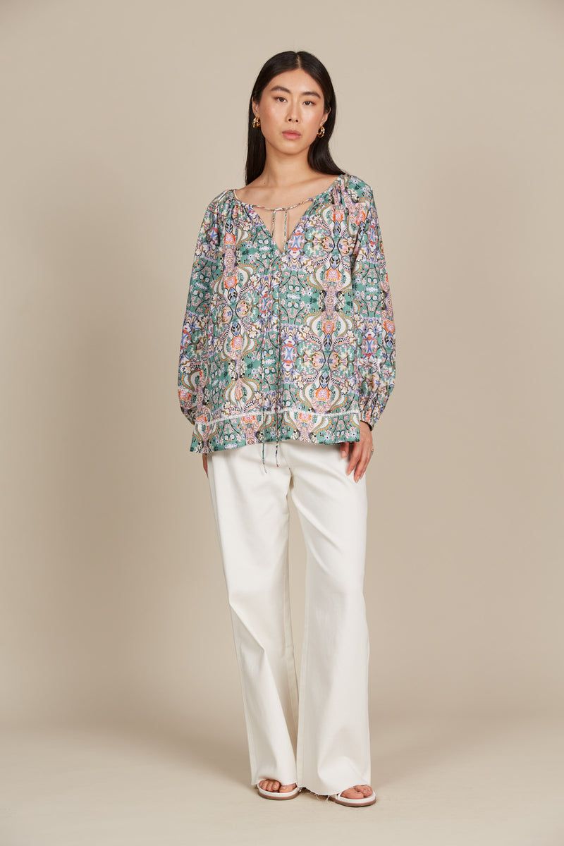 ISLE Remi Blouse LOTUS FLEURON