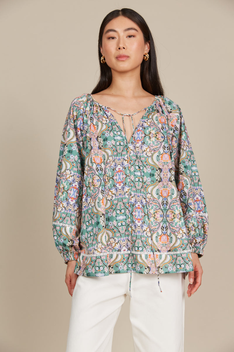 ISLE Remi Blouse LOTUS FLEURON