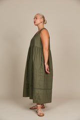 ISLE Remi Tank Dress OLIVE