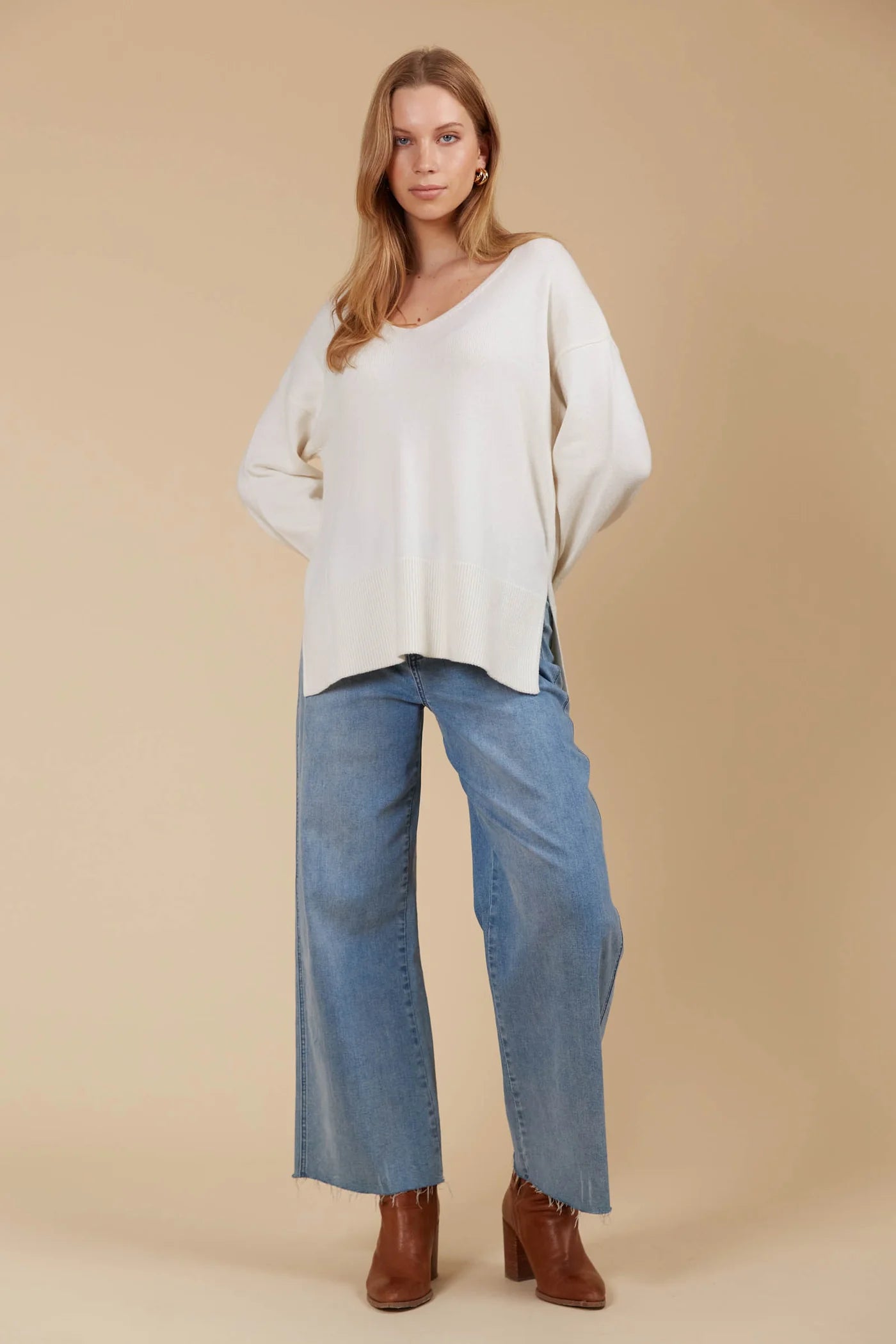 ISLE Selene Jumper IVORY