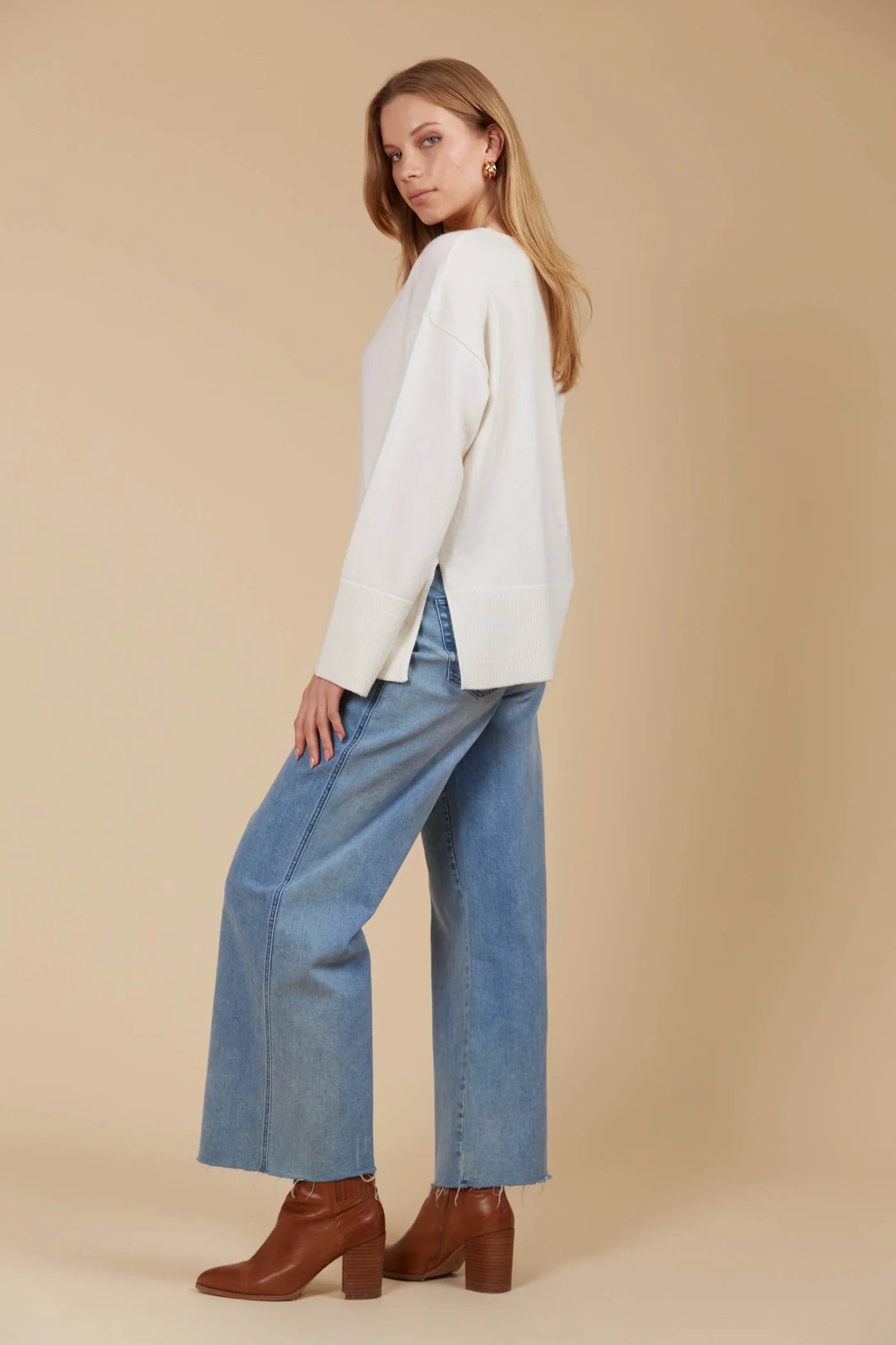ISLE Selene Jumper IVORY