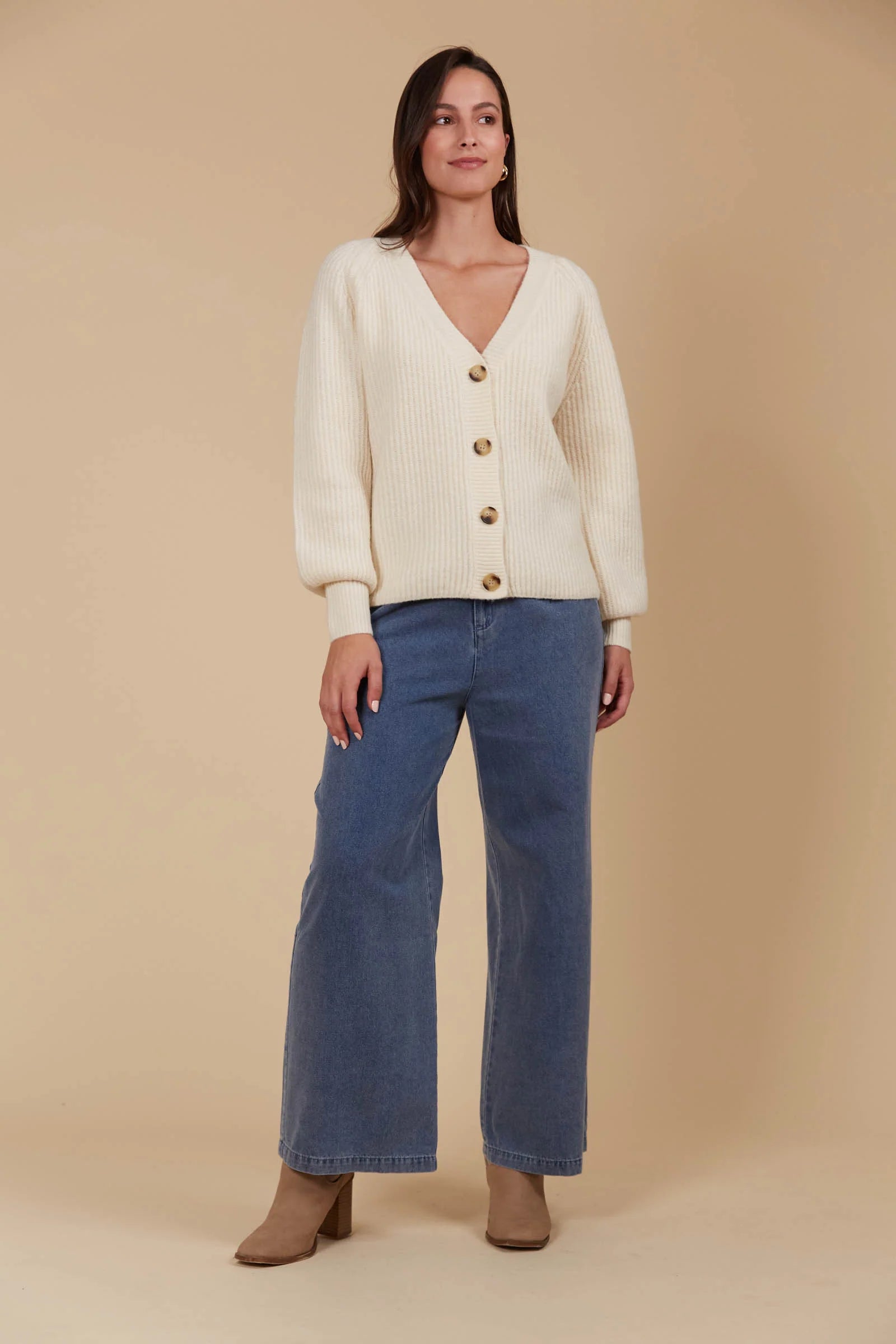 ISLE Miru Cardigan CANVAS