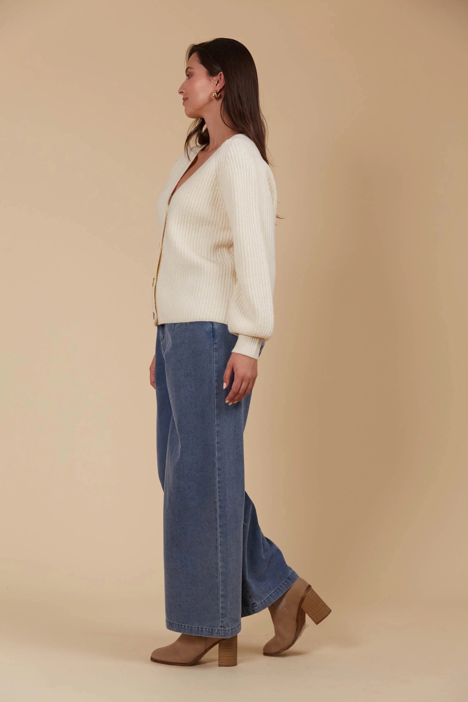 ISLE Miru Cardigan CANVAS