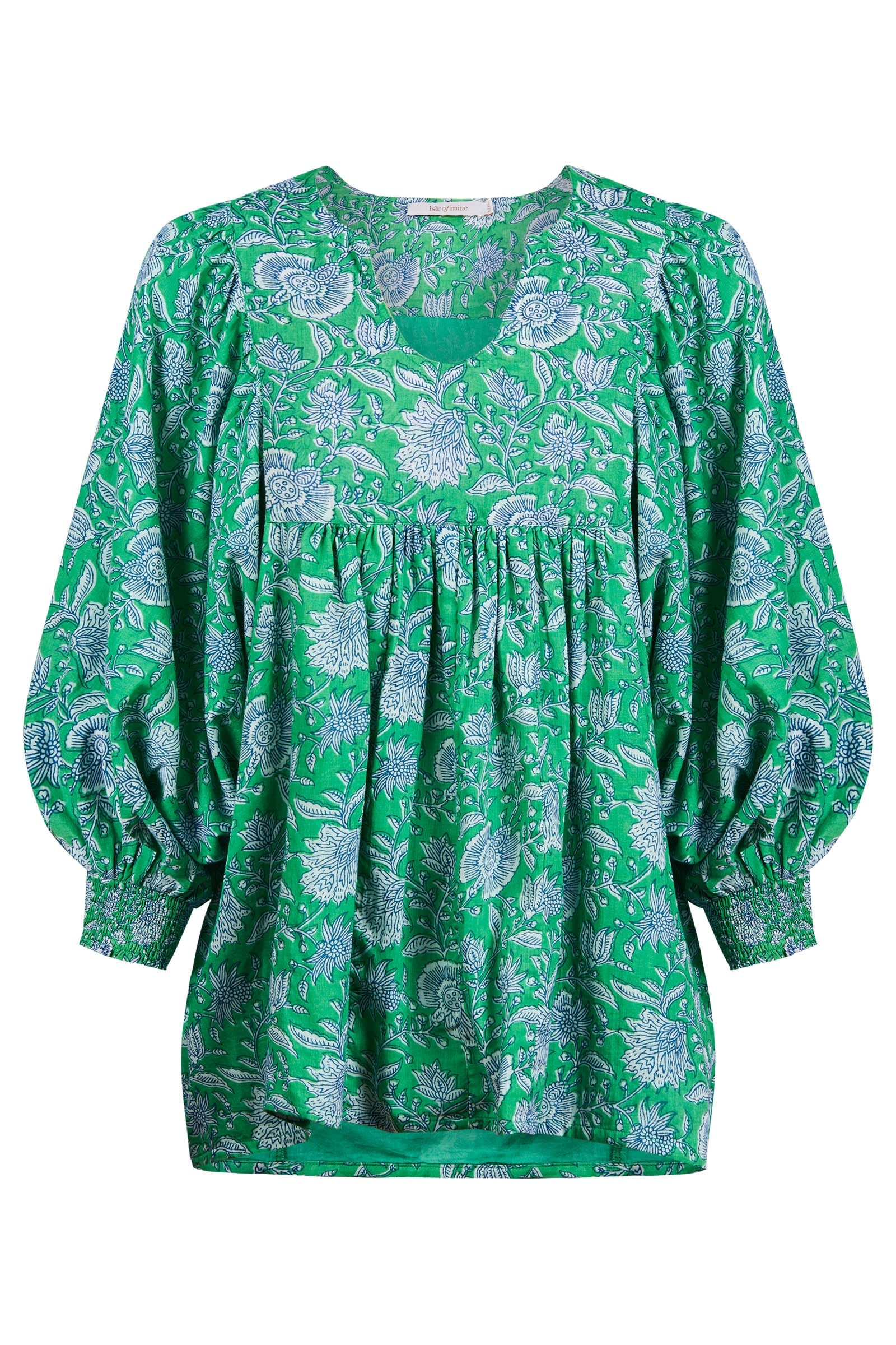 ISLE OF MINE Wilma Top GREEN