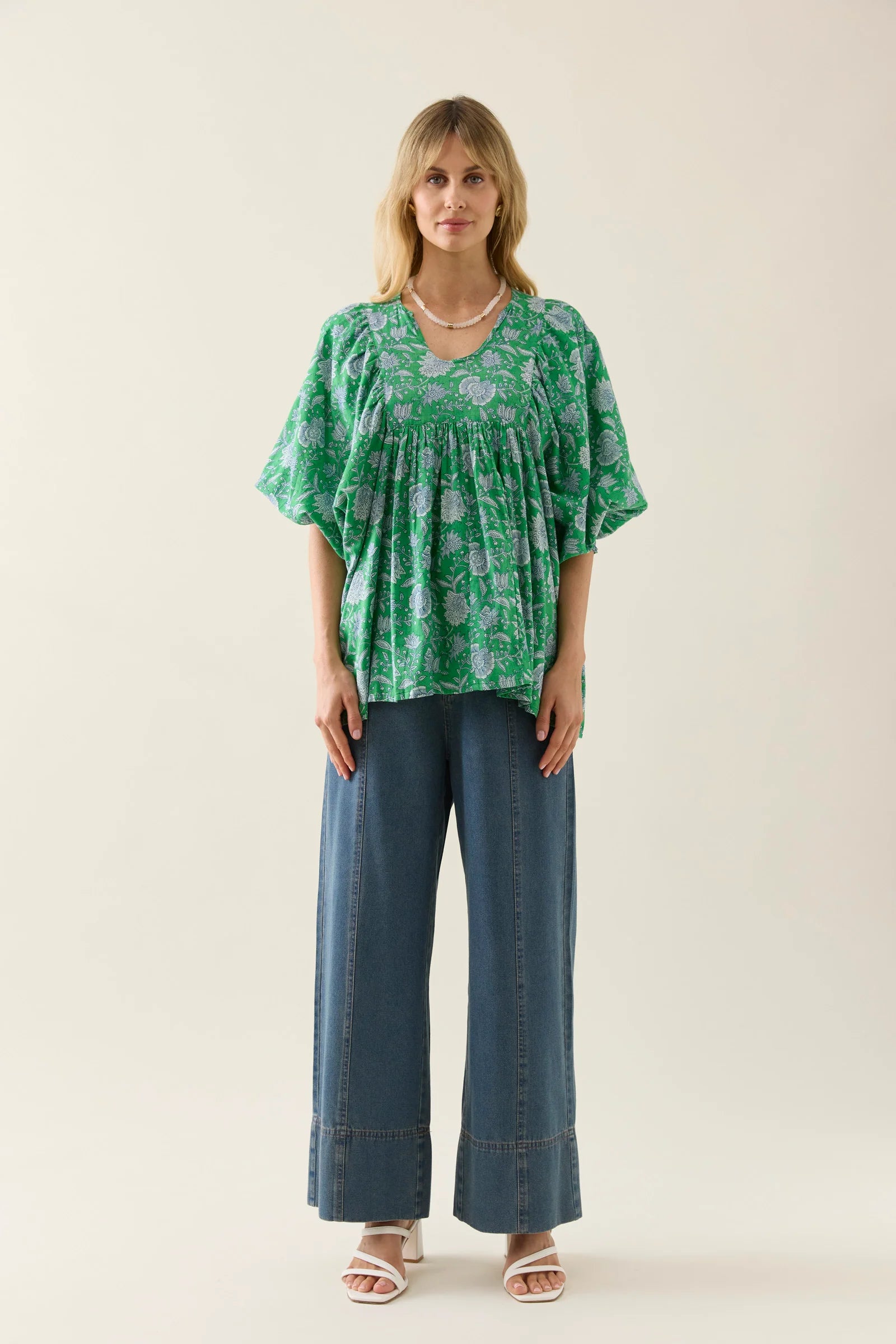 ISLE OF MINE Wilma Top GREEN