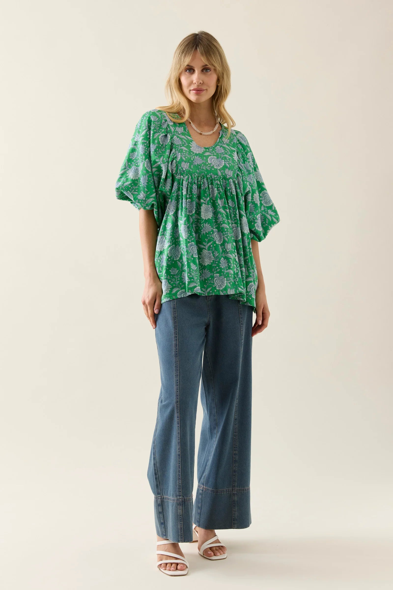 ISLE OF MINE Wilma Top GREEN