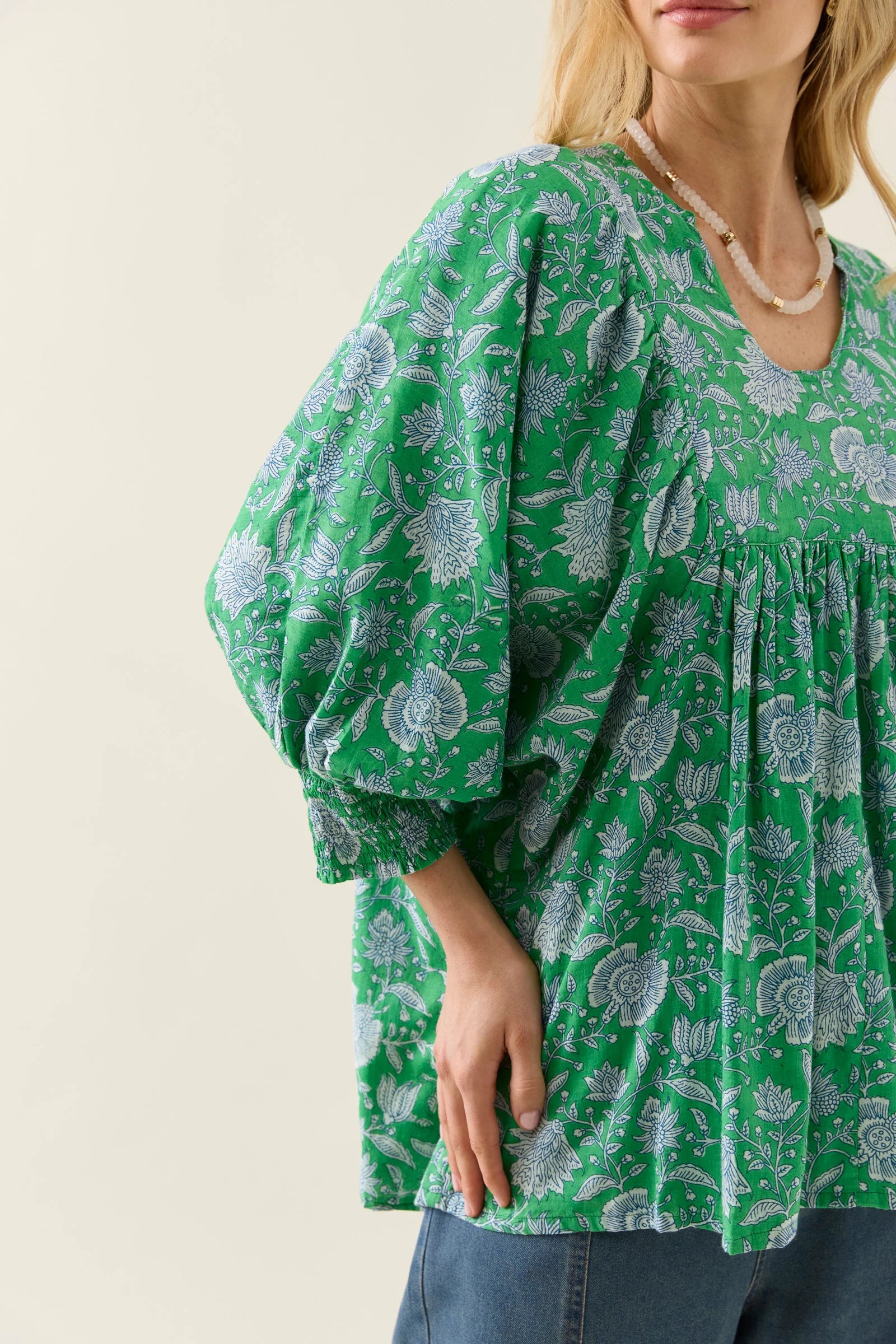 ISLE OF MINE Wilma Top GREEN