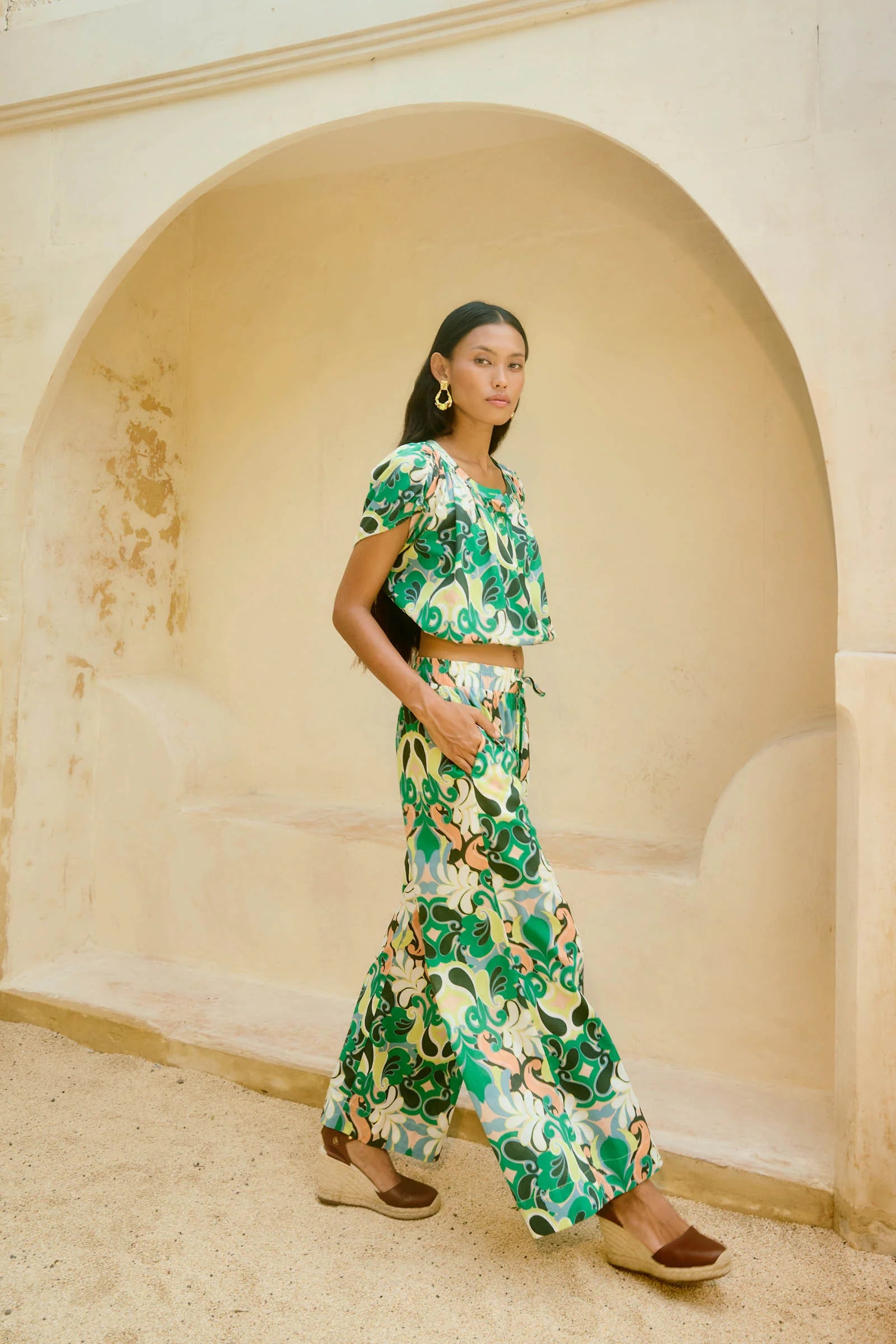 ISLE OF MINE Aurora Pant PAISLEY
