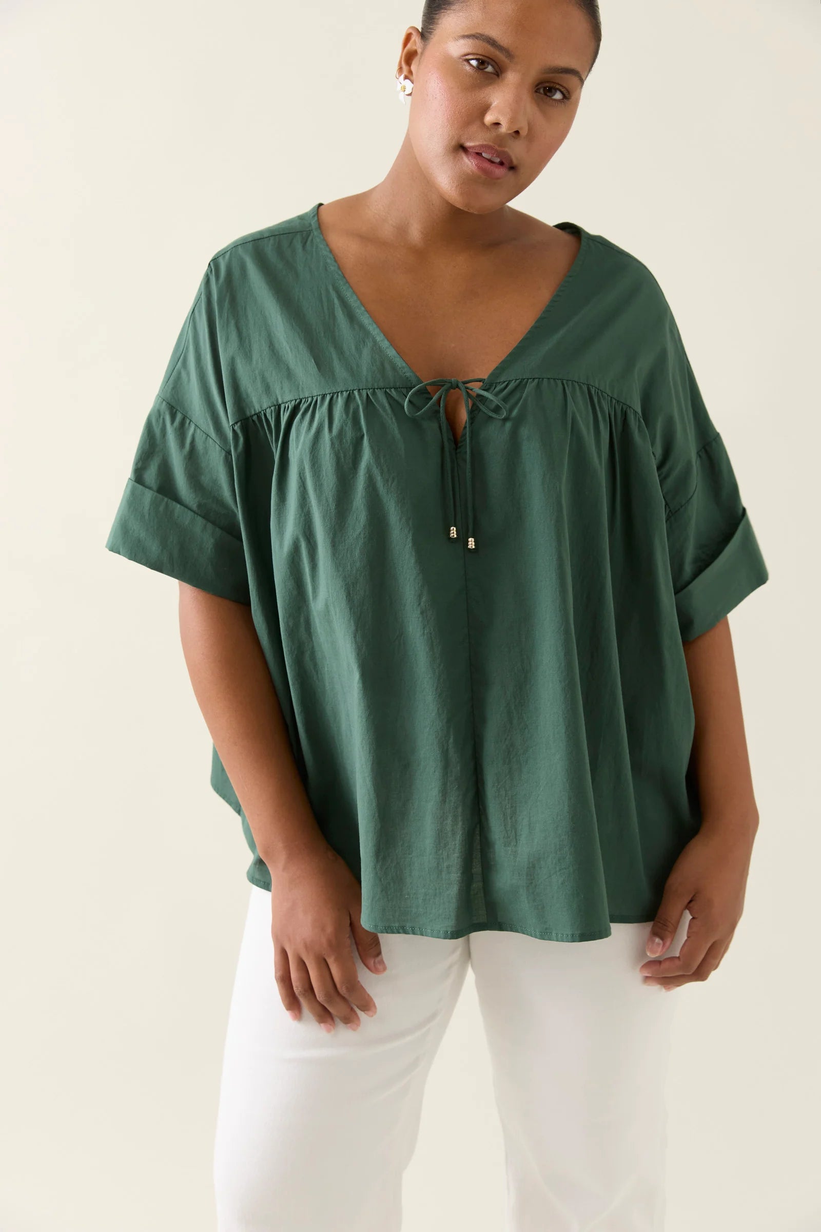 ISLE OF MINE Aurora Relaxed Top MYRTLE