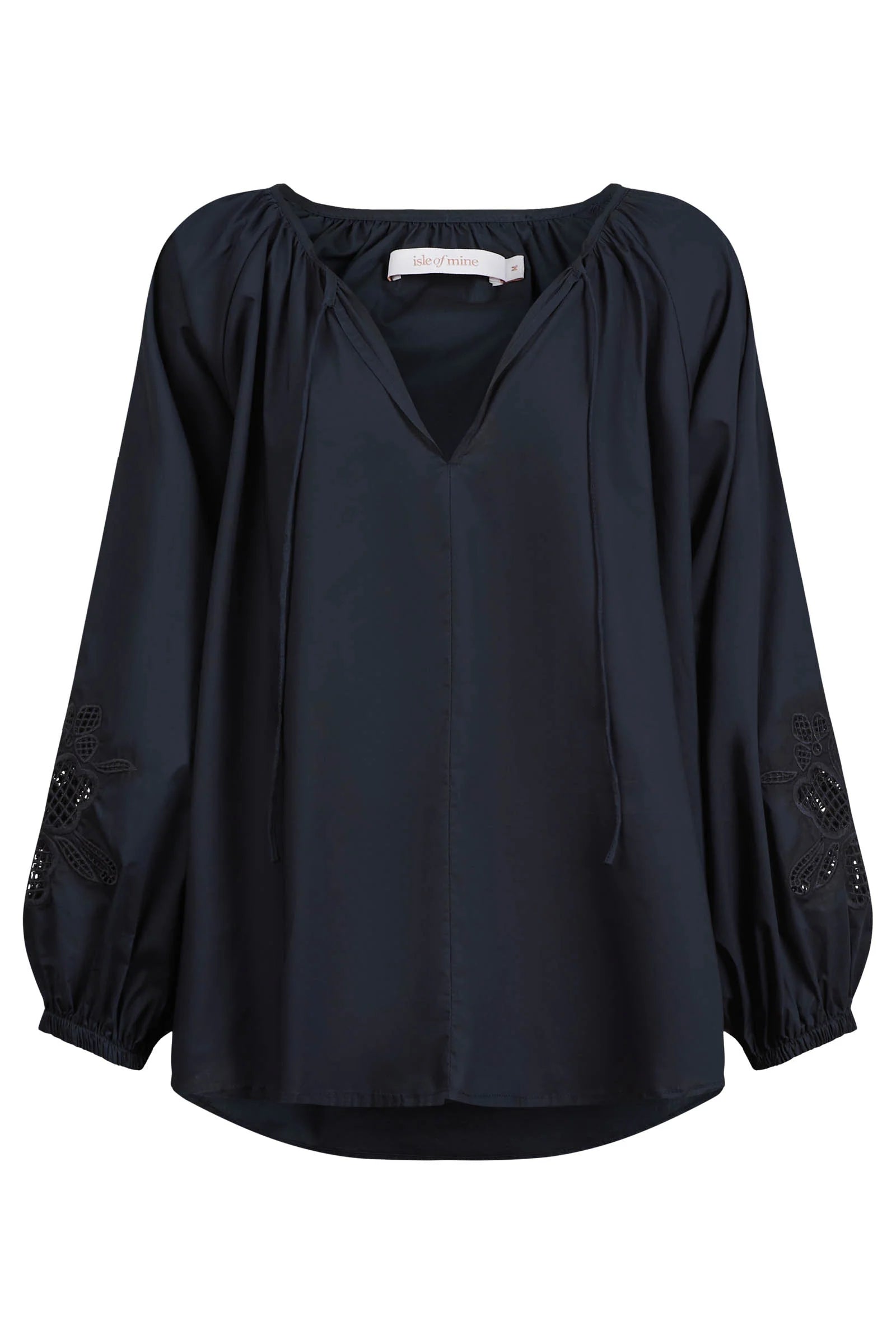 ISLE OF MINE Nilsa Blouse NAVY