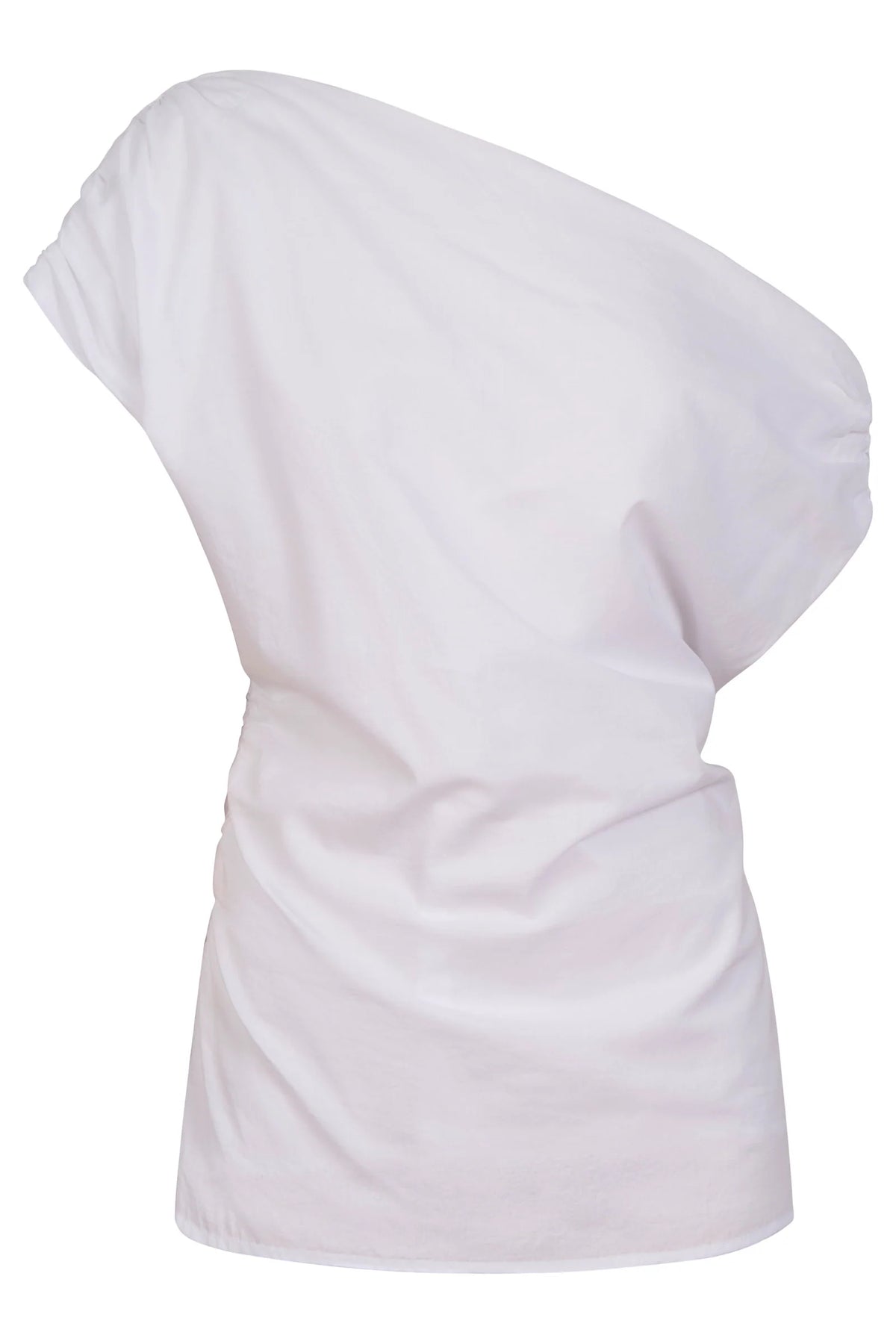 ISLE OF MINE Rosa One Shoulder Top WHITE