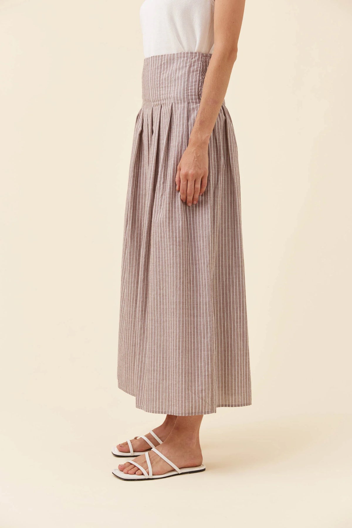 ISLE OF MINE Lyndell Maxi Skirt TAUPE