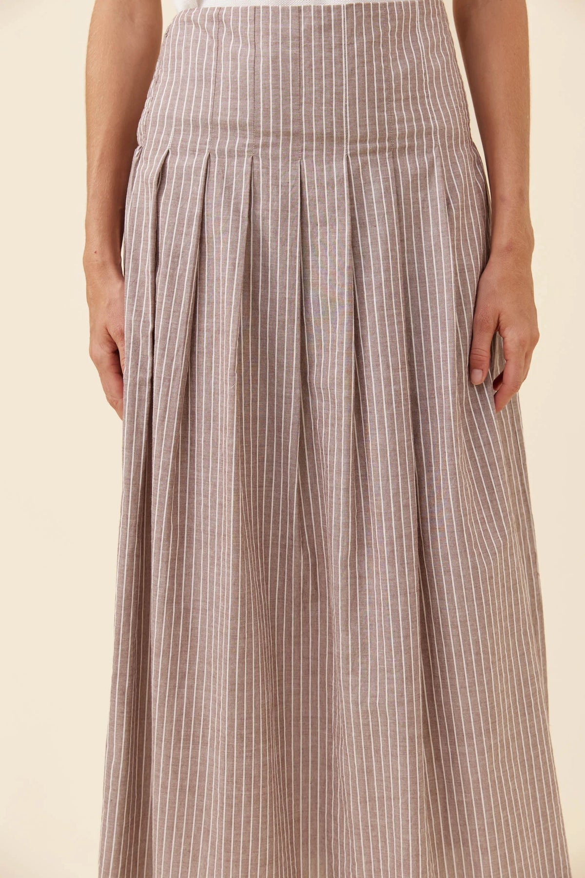 ISLE OF MINE Lyndell Maxi Skirt TAUPE