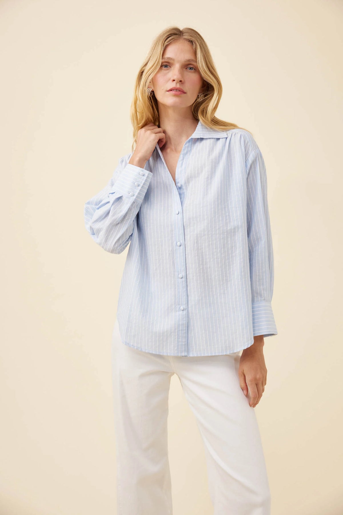ISLE OF MINE Lyndell Shirt LIGHT BLUE