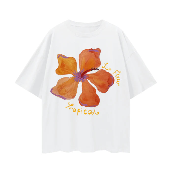 MAKU Le Fleur Tee WHITE