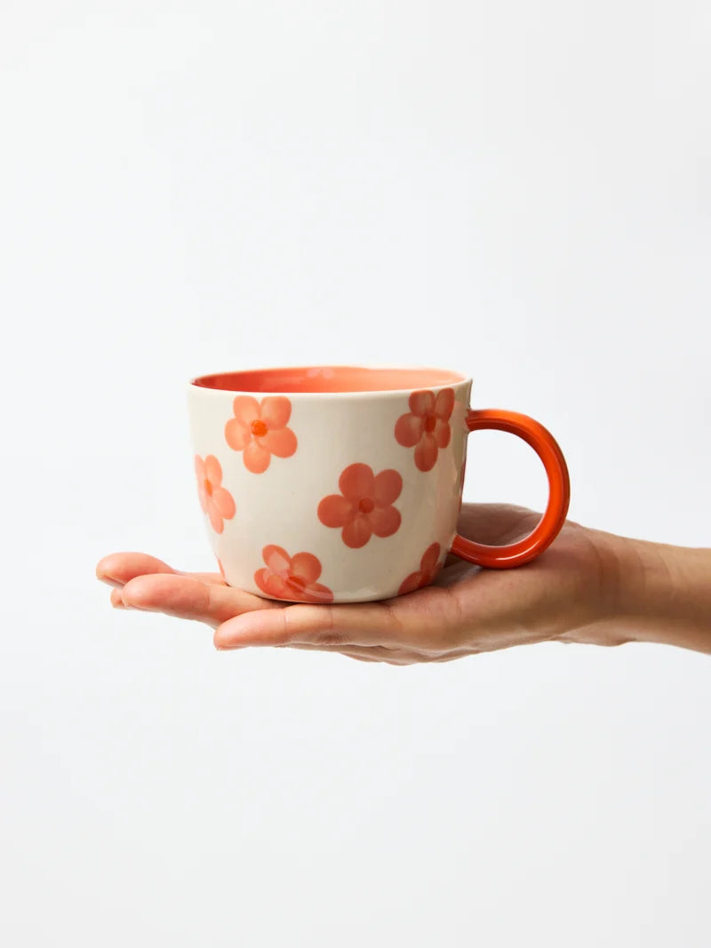 JONES & CO Chino Mug DAISY PEACH