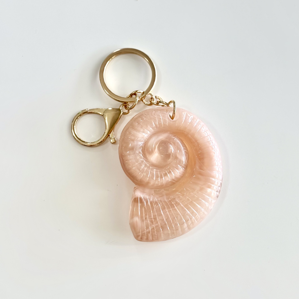 HEI TAI Nautilus Shell Keyring PINK
