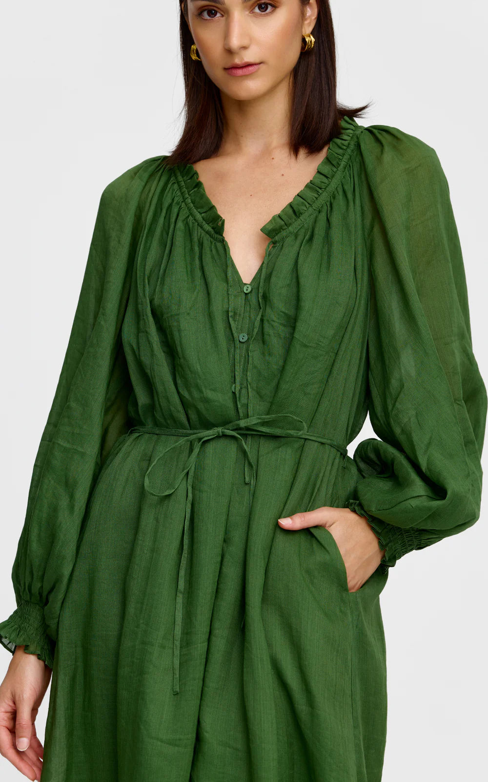 KINNEY Claudia Dress SAGE