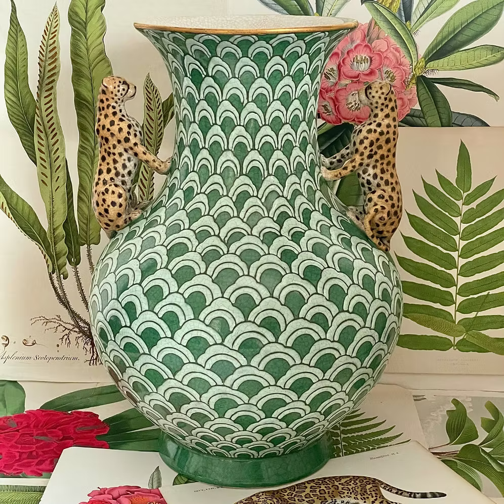 CAM Isla Vase ZEBRE ANTIQUE