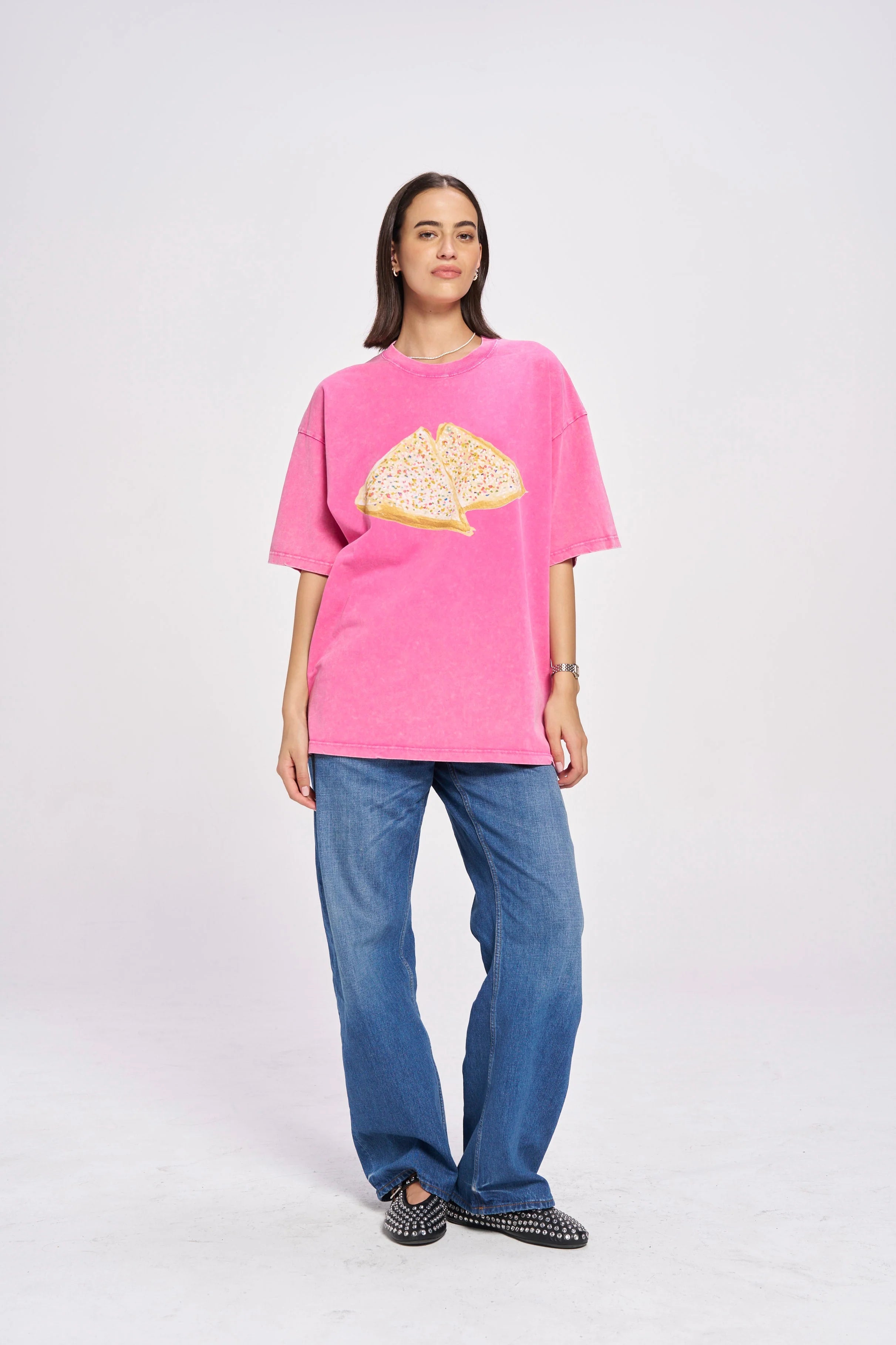 MAKU Fairy Bread Tee ROSE