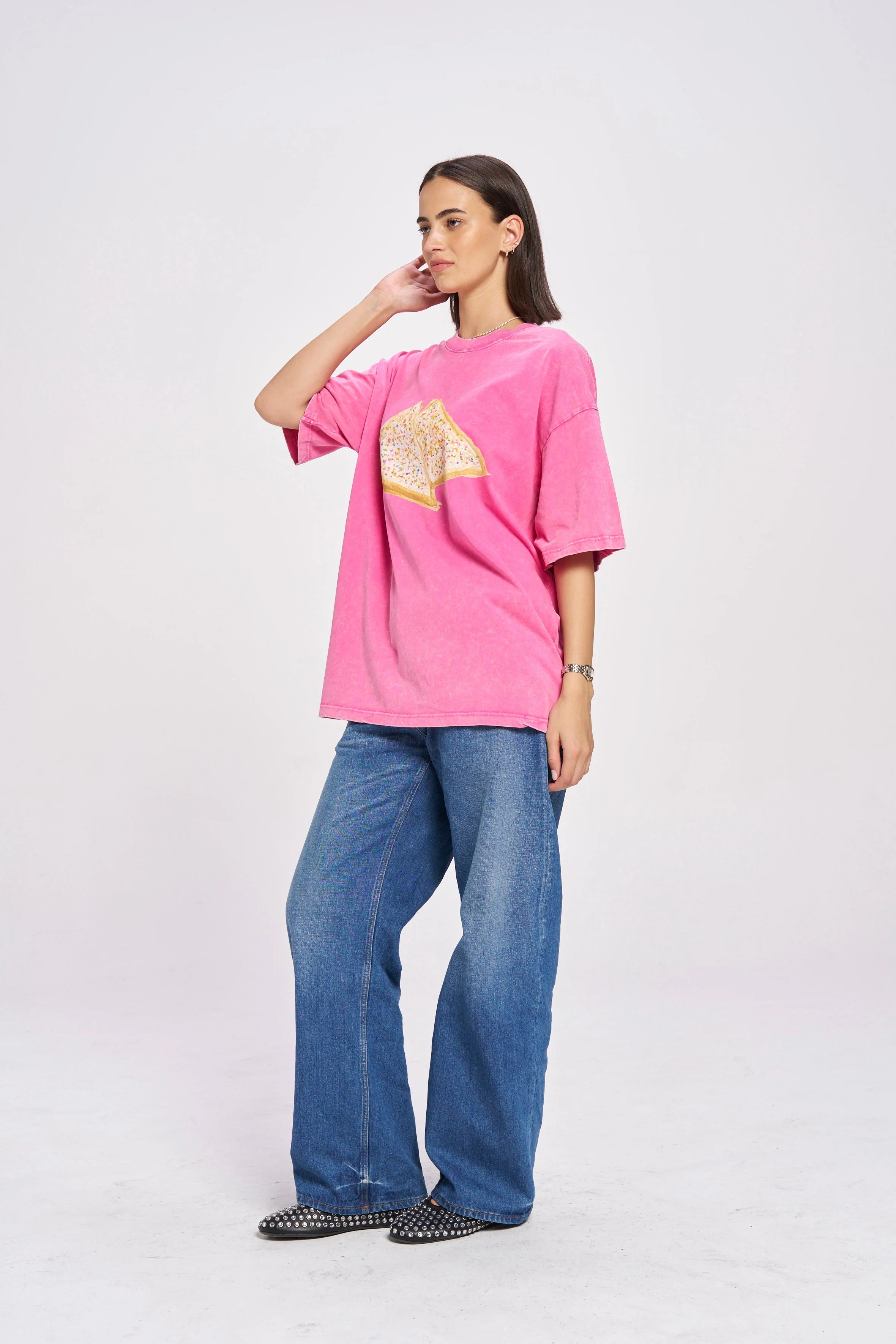 MAKU Fairy Bread Tee ROSE
