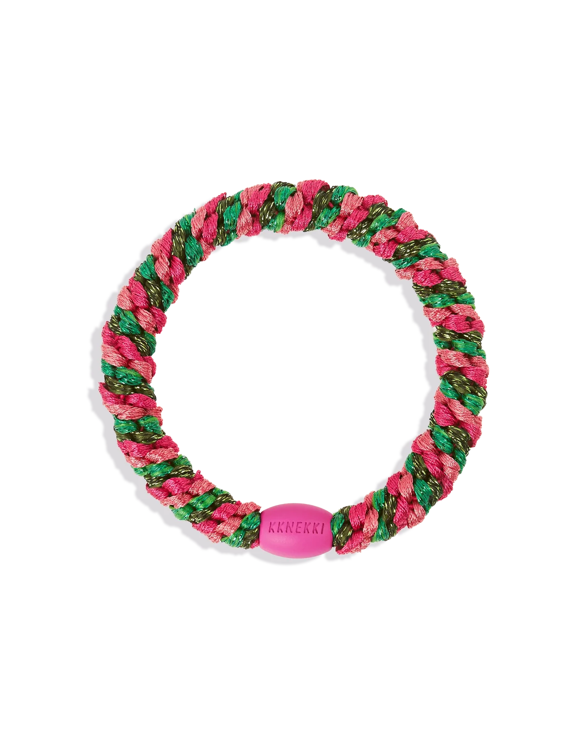KKNEKKI Original Hair Tie STRONG PINK GREEN