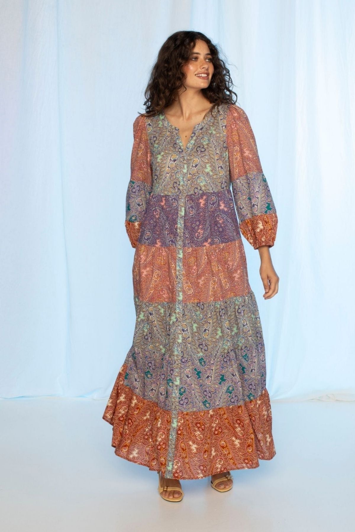KACHEL Delilah Maxi Dress MULTI
