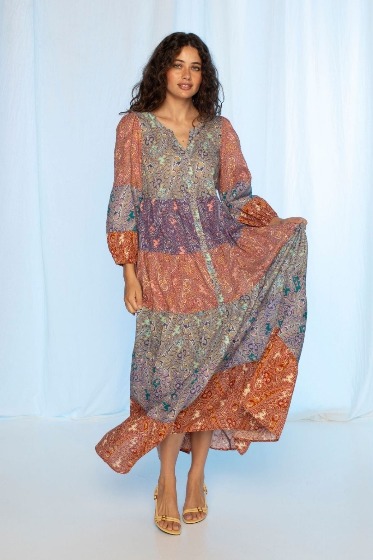 KACHEL Delilah Maxi Dress MULTI