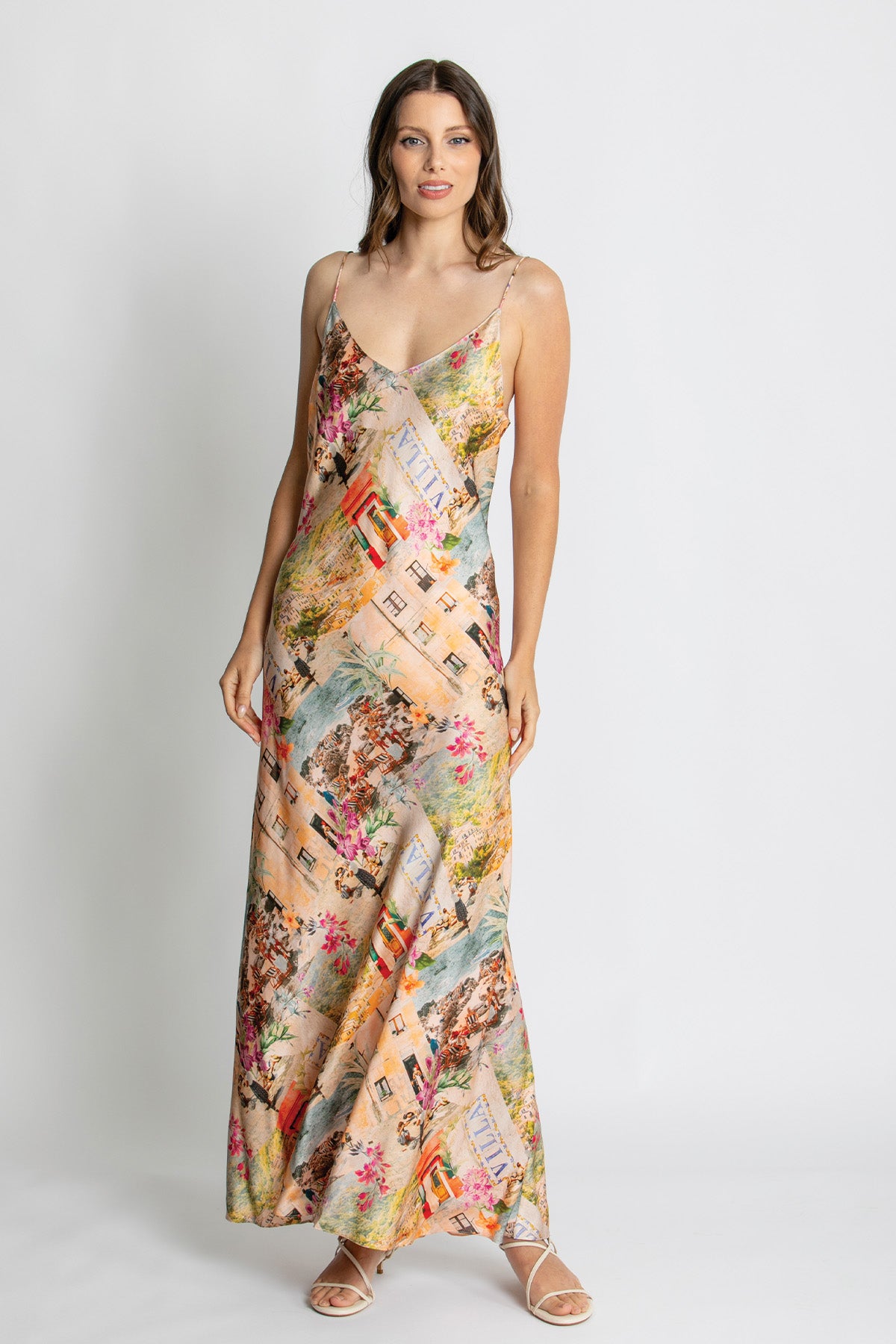 KACHEL Selena Slip Dress CAPRI
