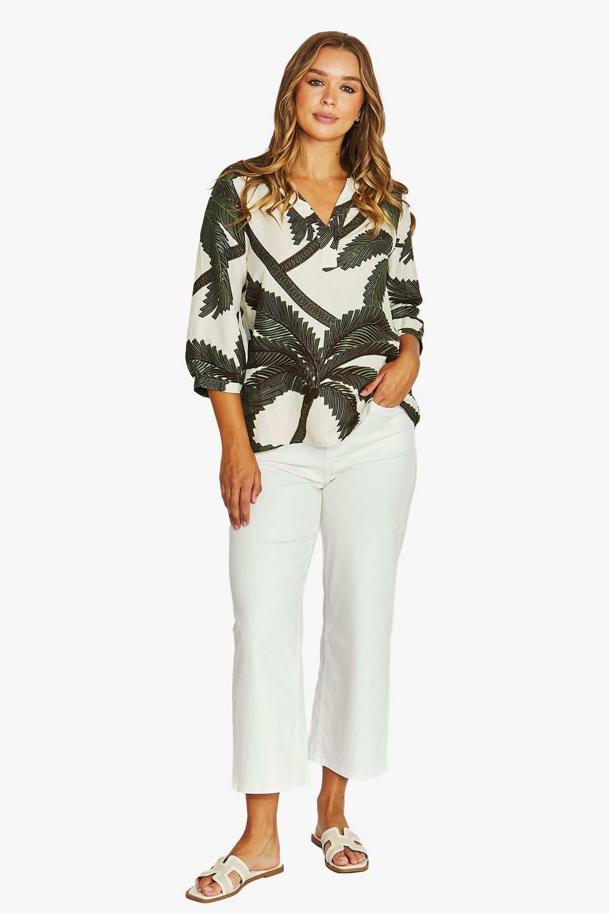 JUMP Copacabana V Neck Top