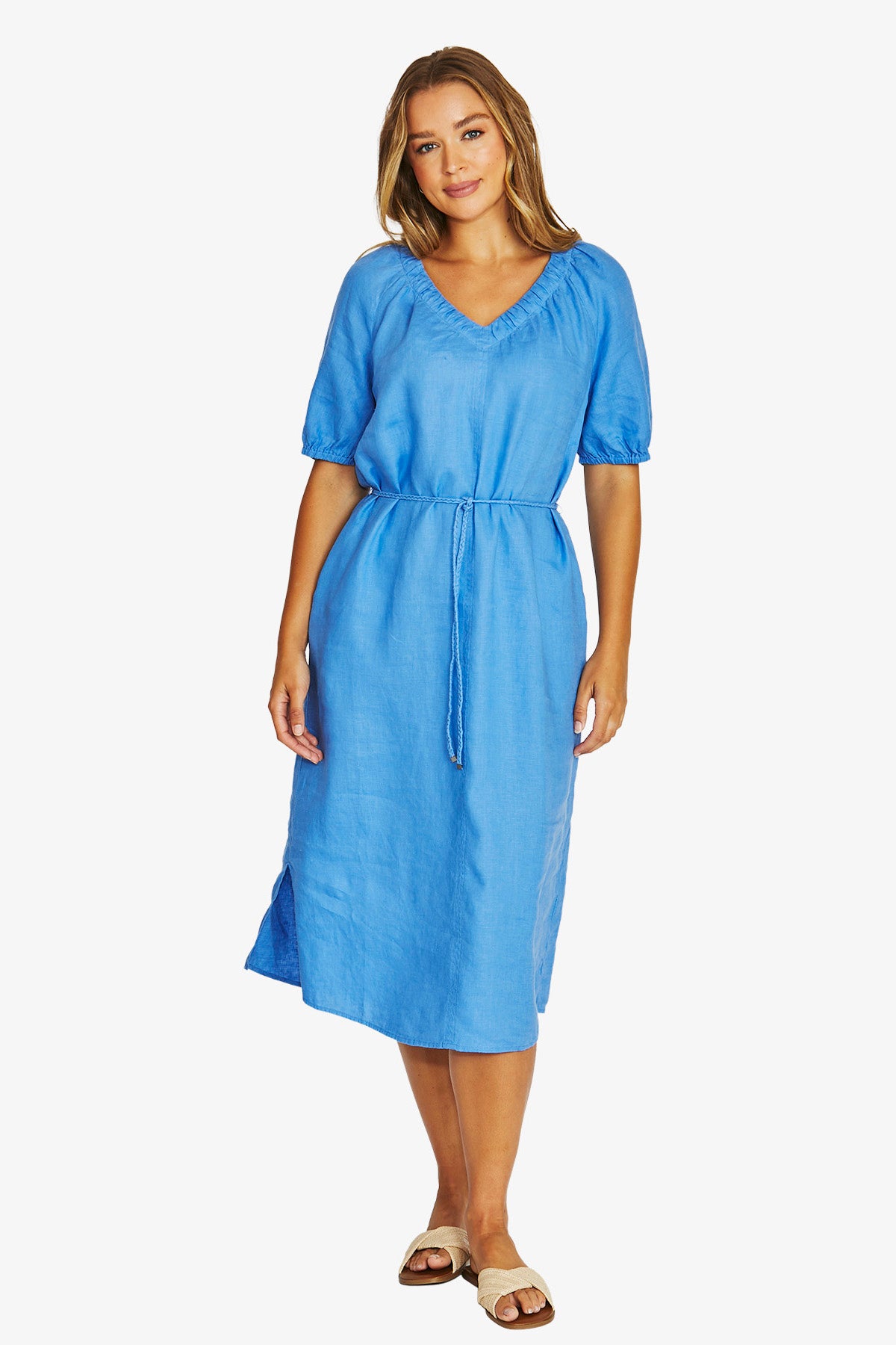 JUMP V Neck Dress CAPRI