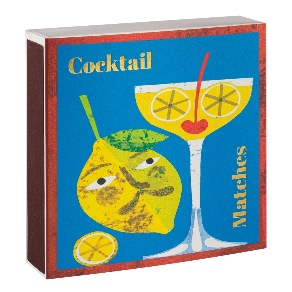 ARCHIVIST Square Box Matches ZESTY COCKTAIL