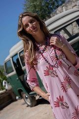 MANDALAY Los Cabos Maxi Dress HIBISCUS