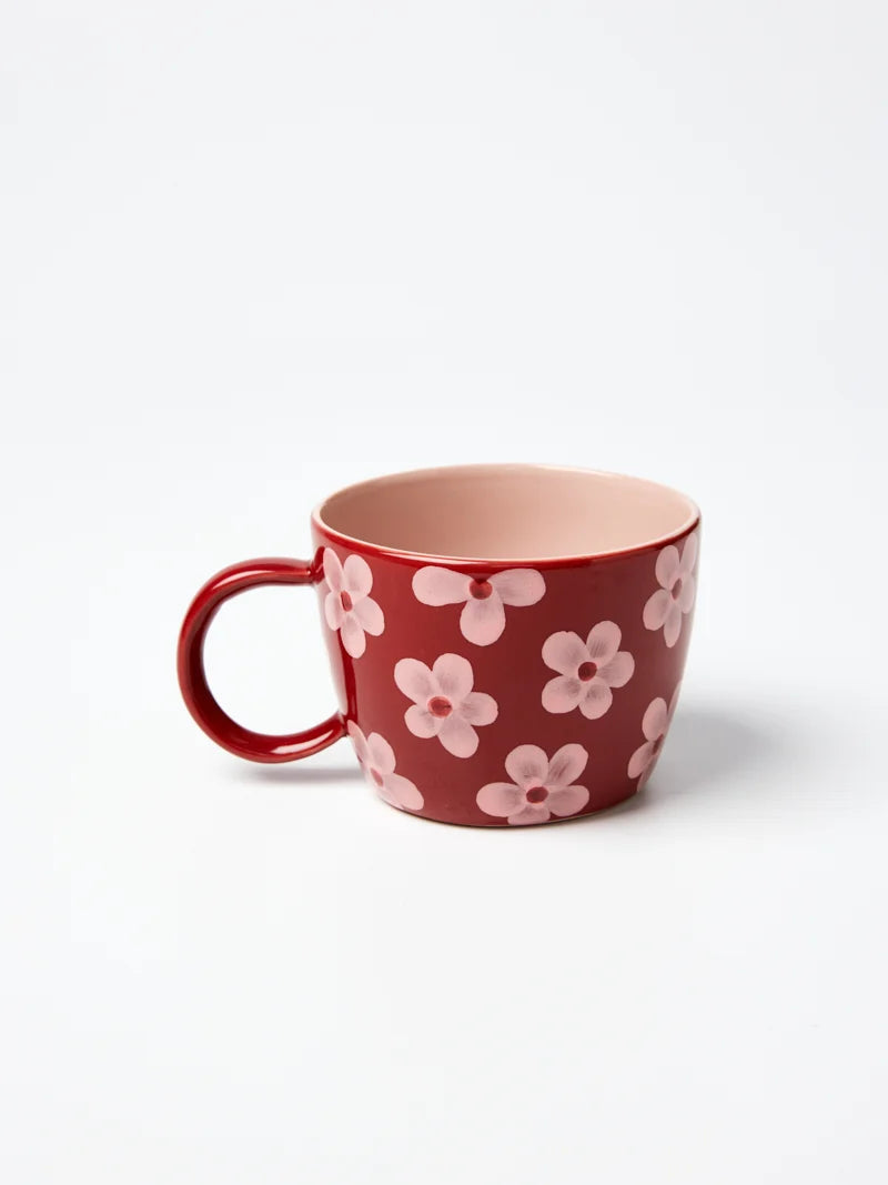 JONES & CO Chino Mug DAISY WINE