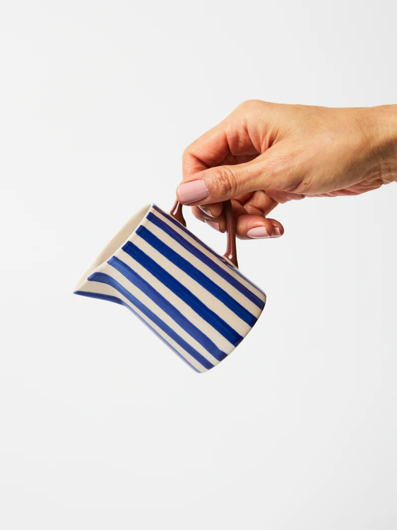 JONES & CO Bloomie Milk Jug BLUE