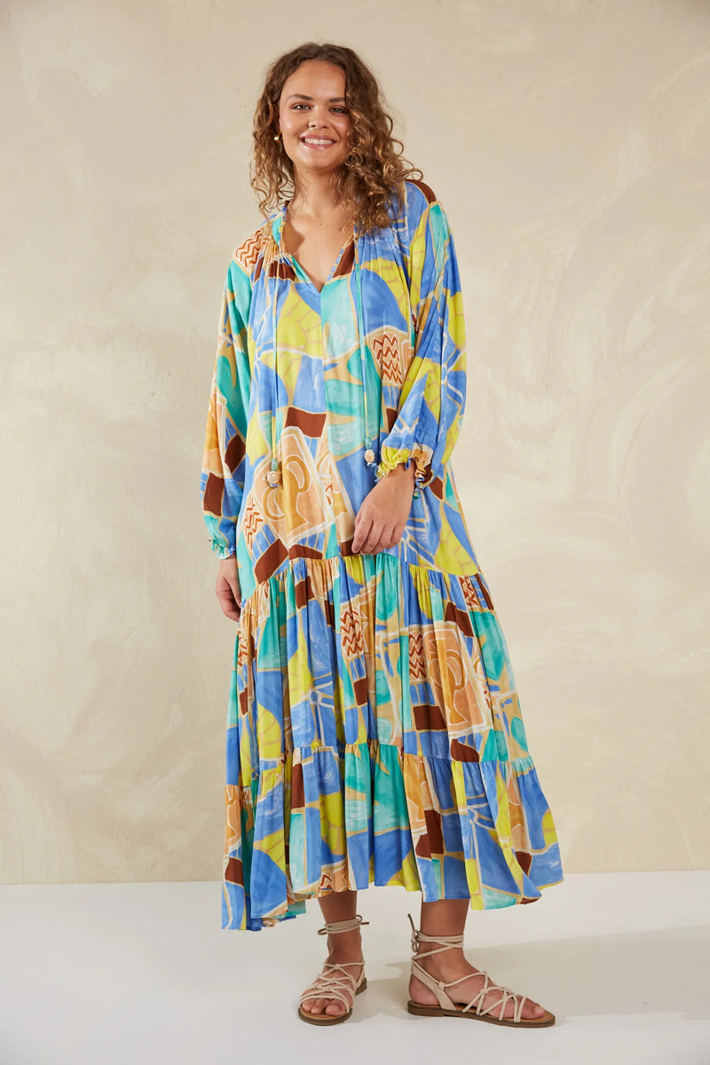 HAVEN Palermo Tiered Maxi SOLARE