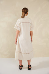 HAVEN Adelfia Shirtdress CANNOLI