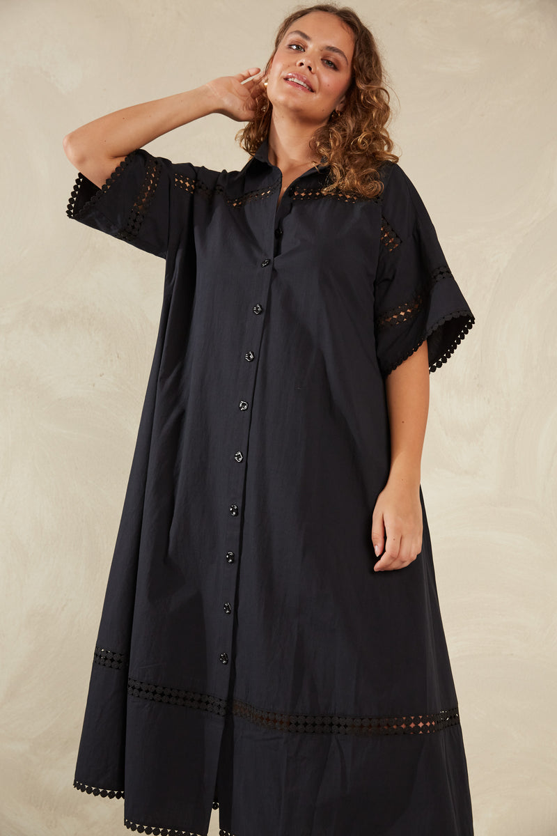 HAVEN Adelfia Shirtdress DOMINO