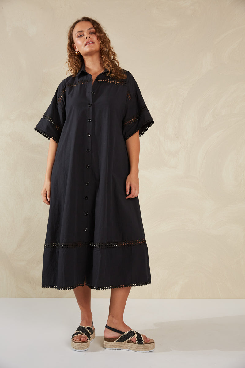 HAVEN Adelfia Shirtdress DOMINO