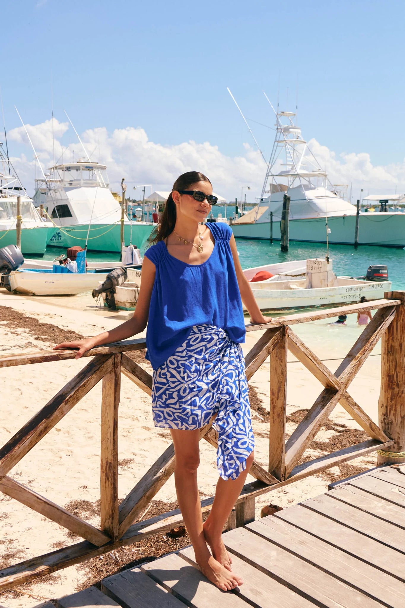 HAVEN Bahama Sarong OPUS AZUL