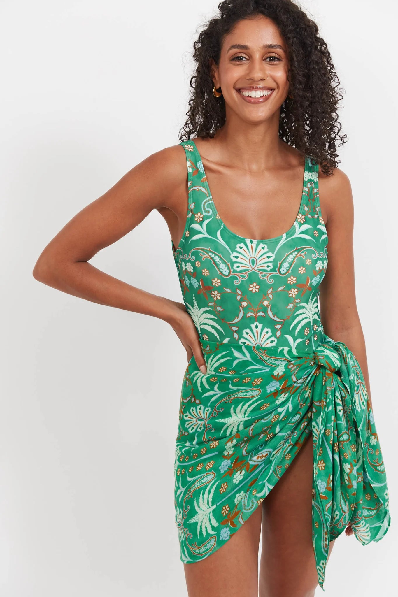 HAVEN Haiti Sarong PALMS