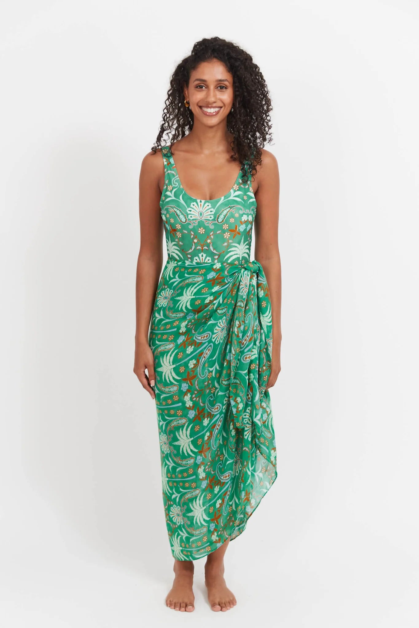 HAVEN Haiti Sarong PALMS