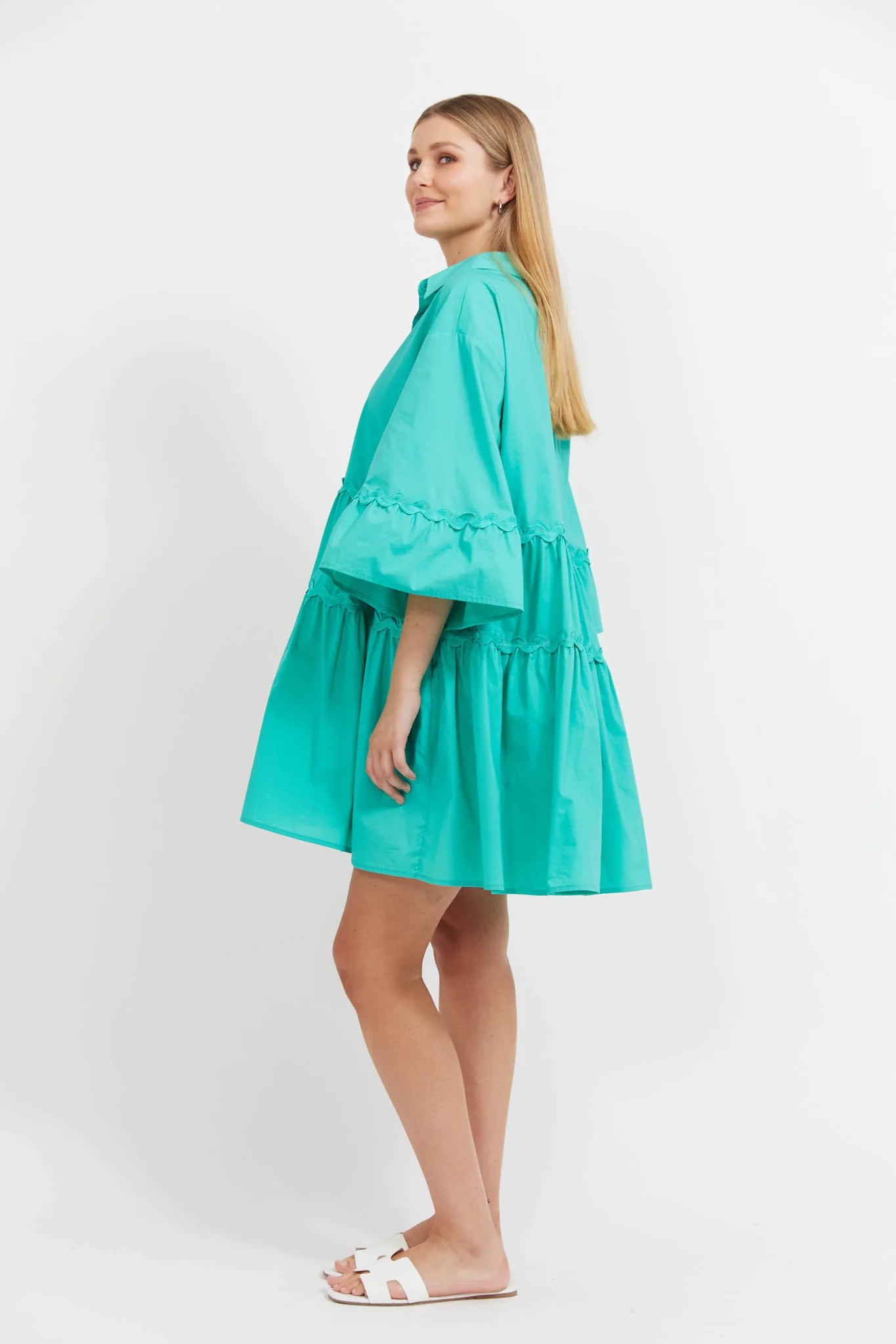 HAVEN Brasilia Relaxed Dress MINT