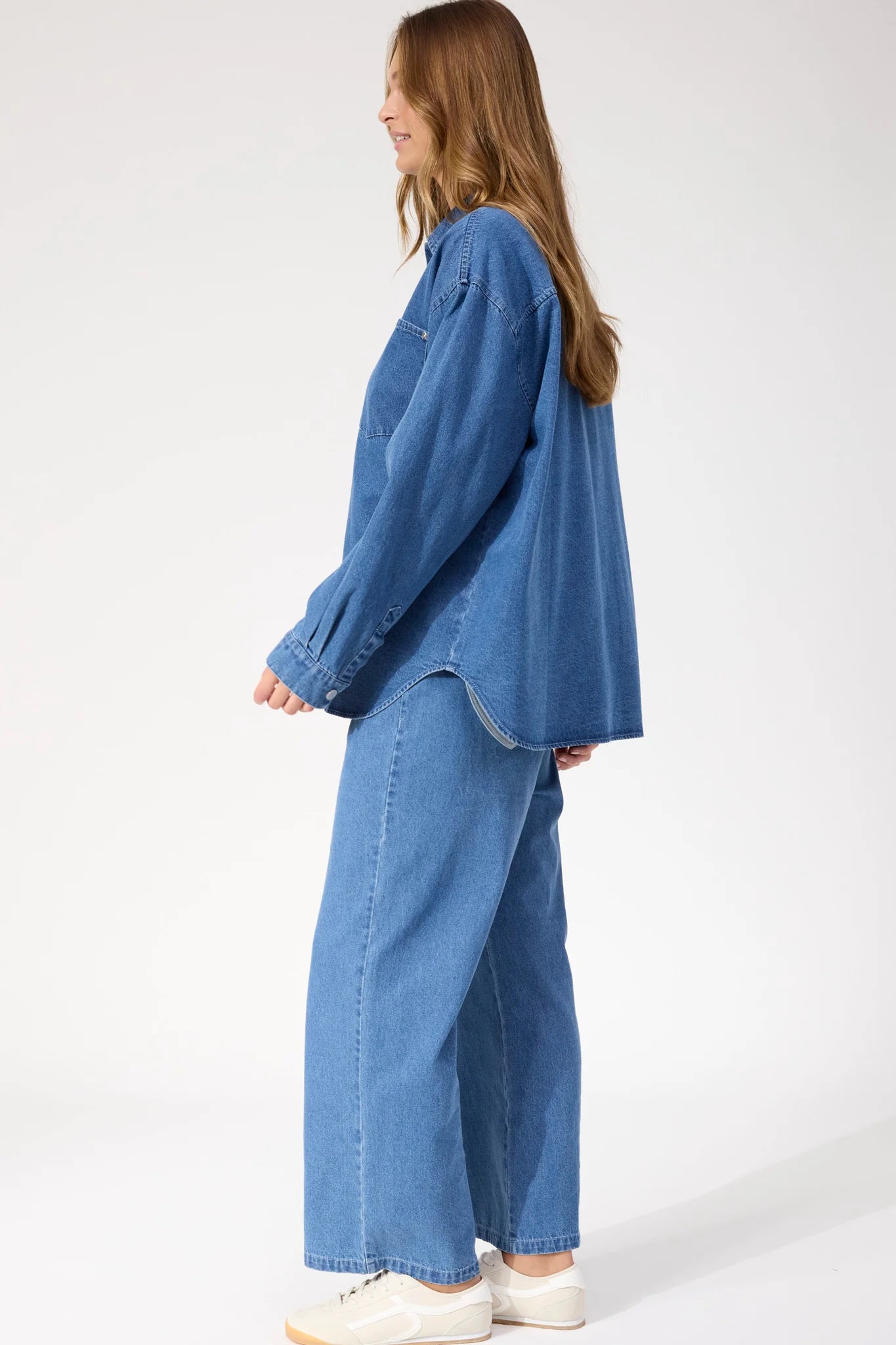 HAVEN Denver Denim Shirt BLUE