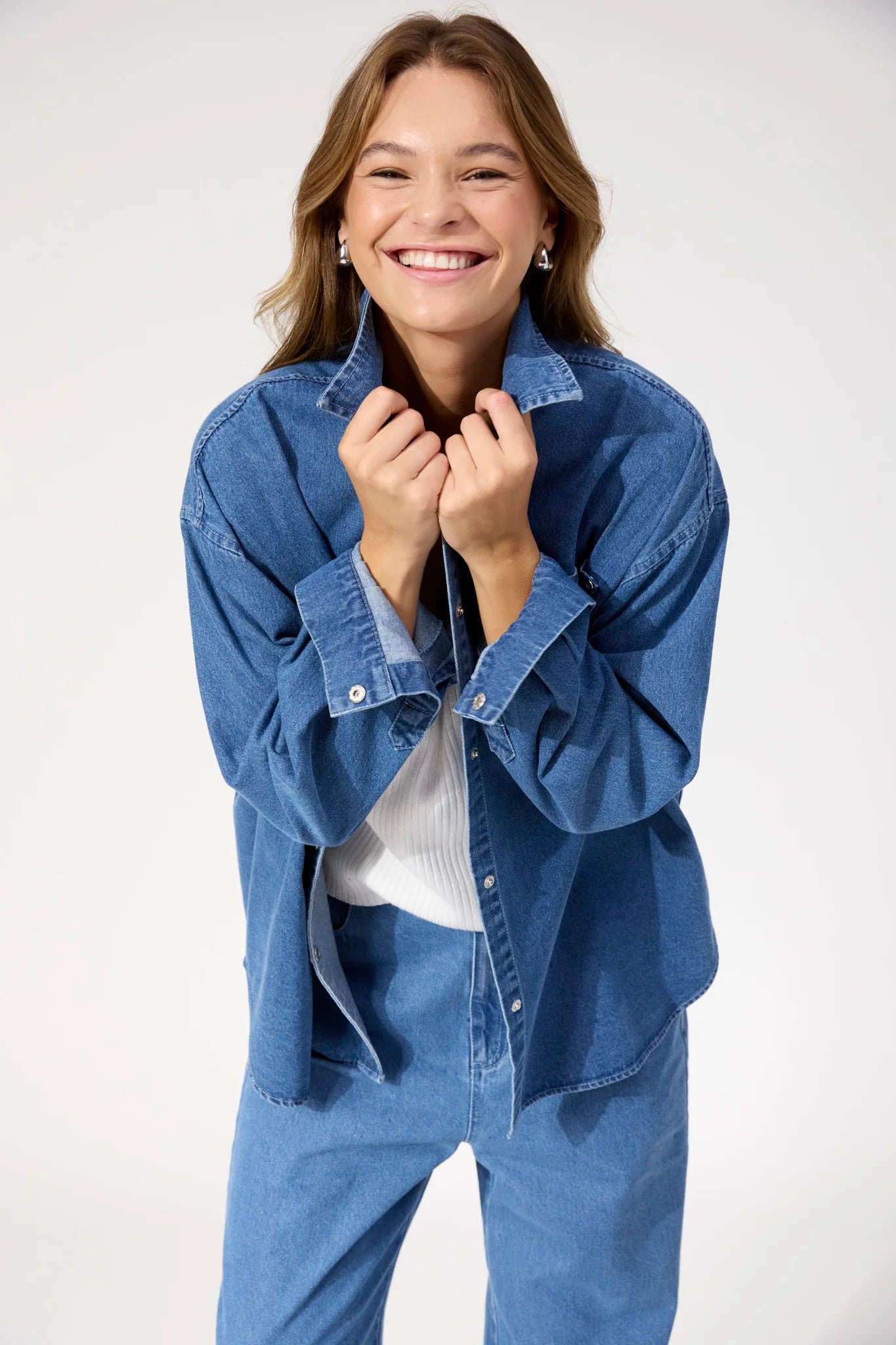 HAVEN Denver Denim Shirt BLUE