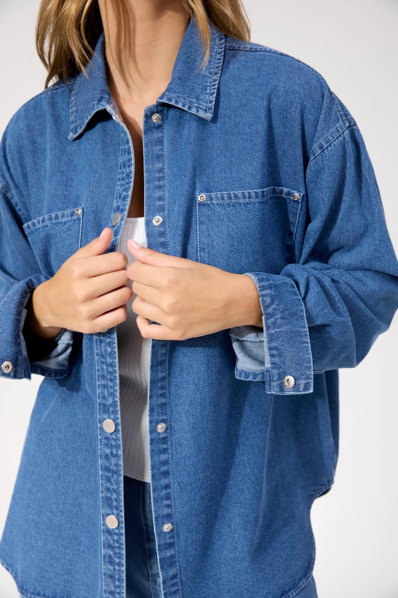 HAVEN Denver Denim Shirt BLUE