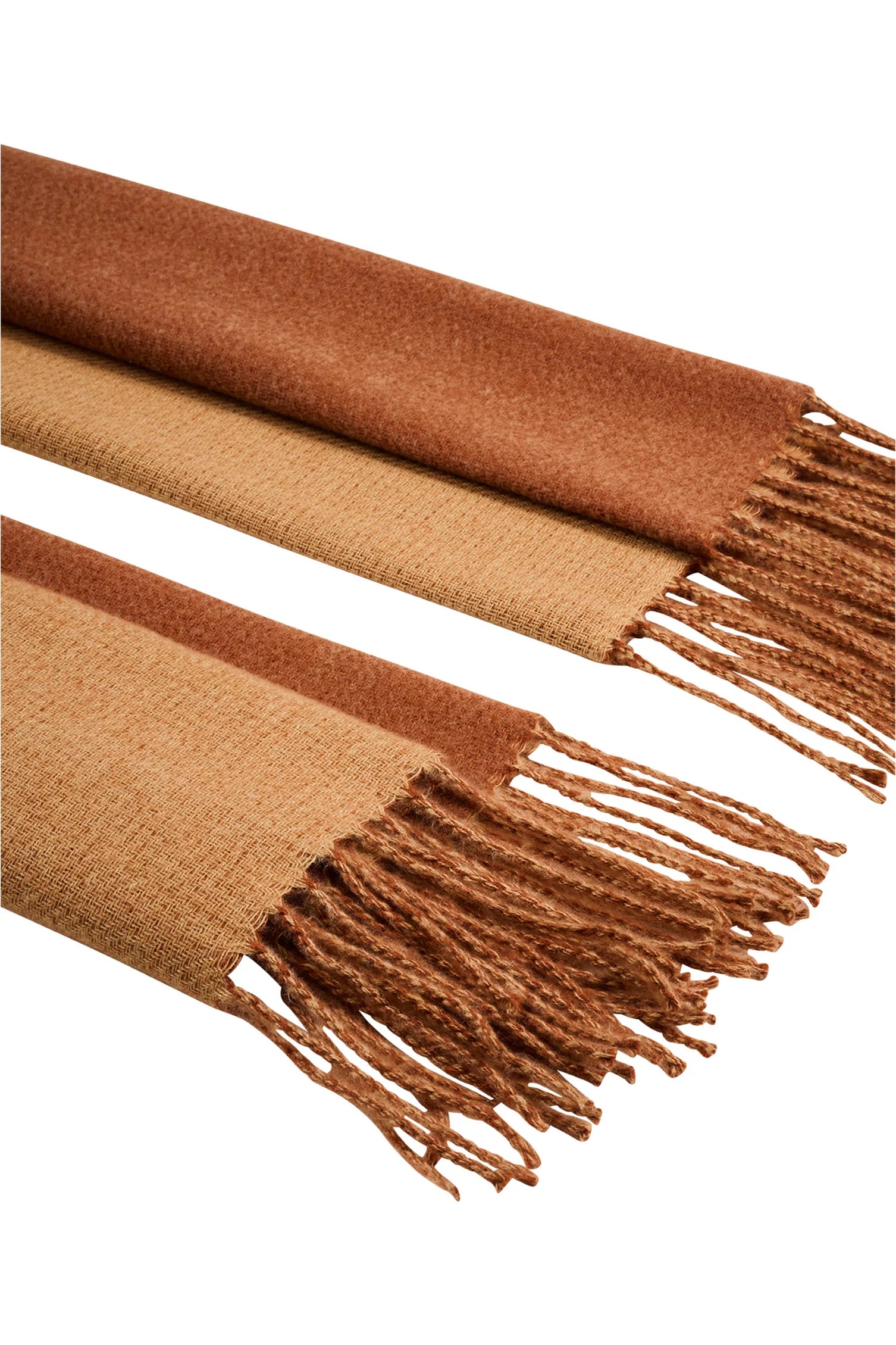 HAVEN Ottawa Two Tone Scarf TAN