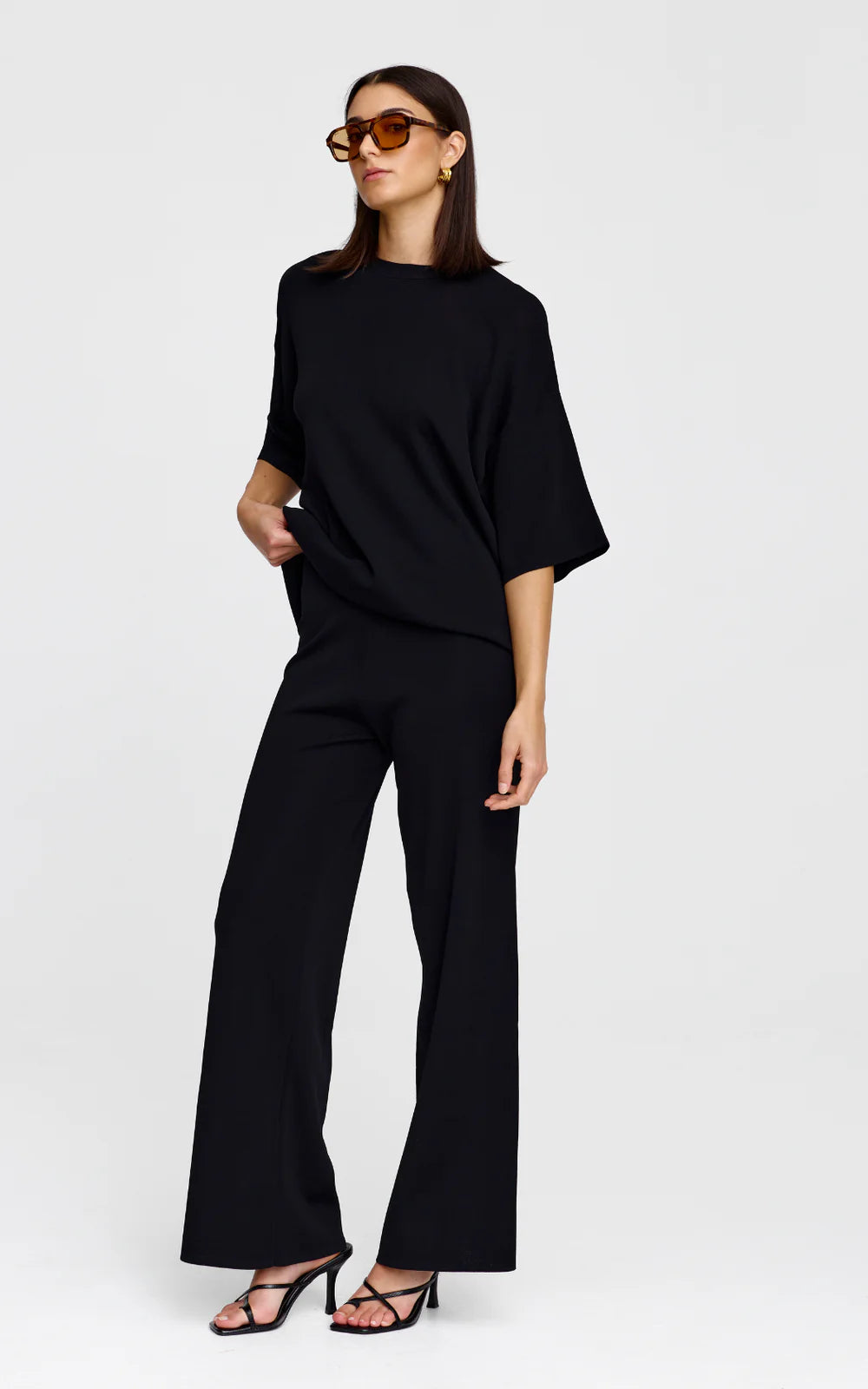 KINNEY Camden Knit Pant BLACK